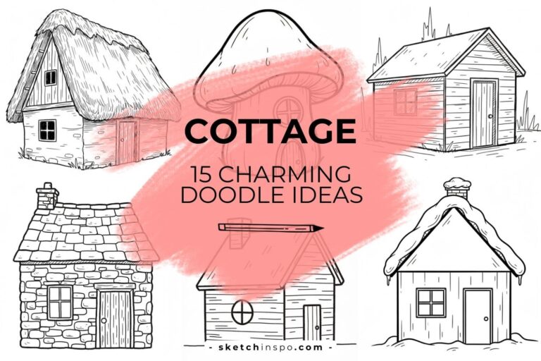 15 Charming Cottage Doodle Ideas