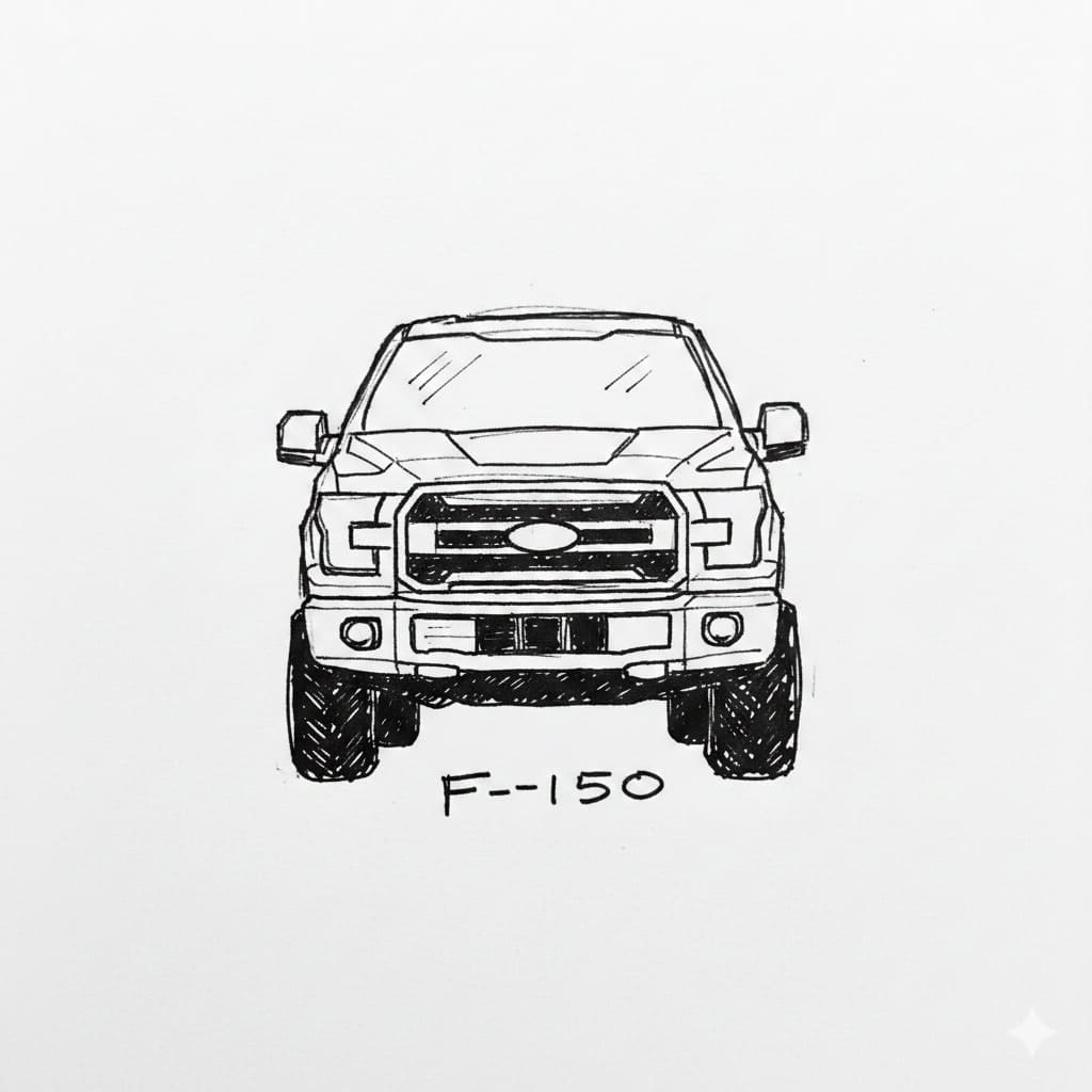 Ford F-150 drawing idea