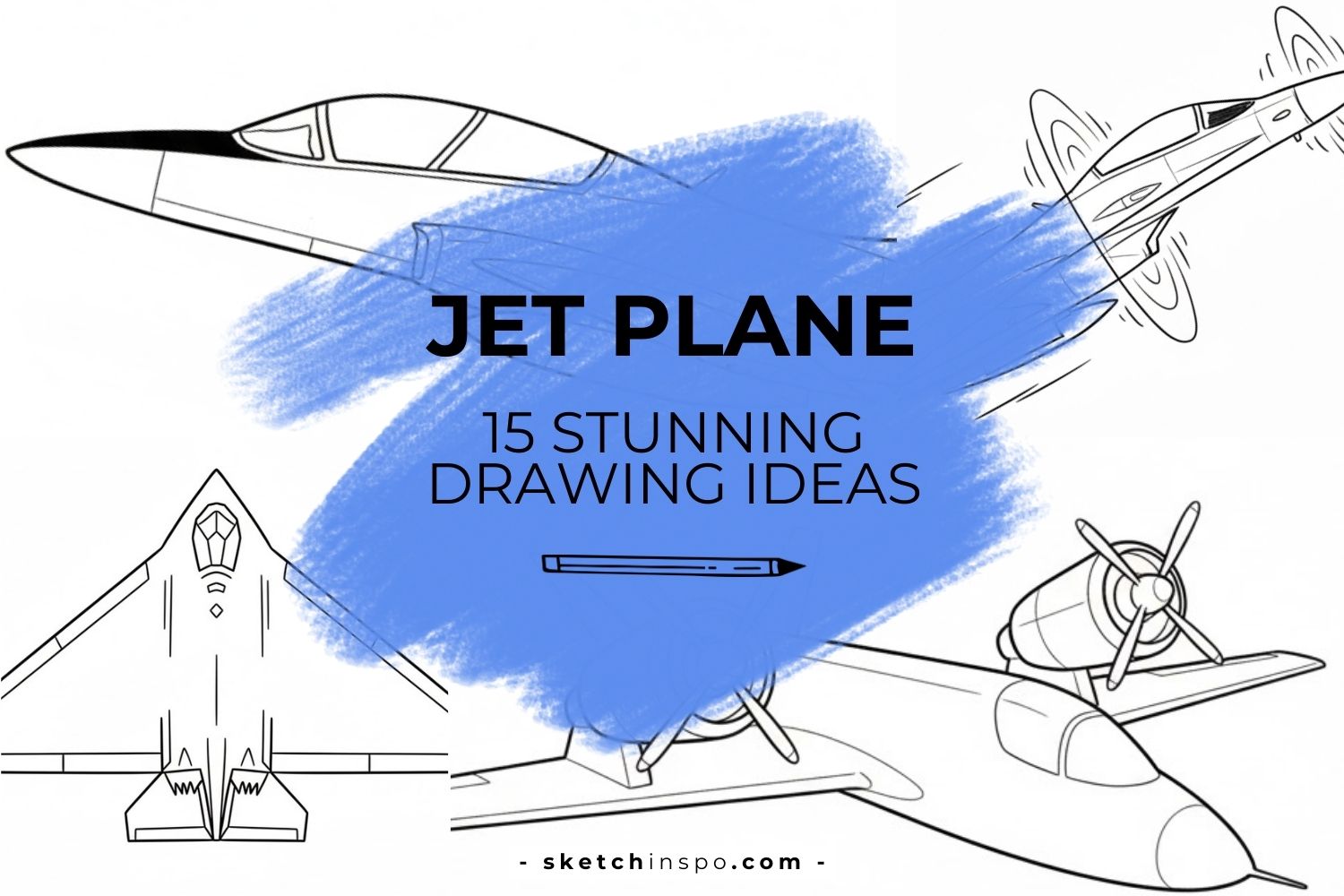 15 Jet Plane Drawing Ideas Anyone Can Try