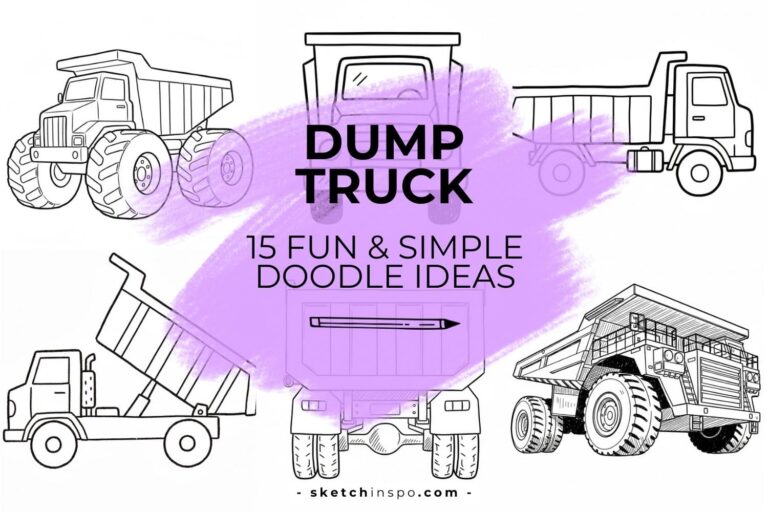 Fun and Simple Dump Truck Doodle Ideas