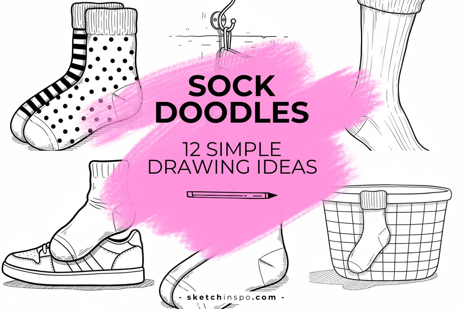 12 Simple Sock Doodles to Get Your Creativity Flowing