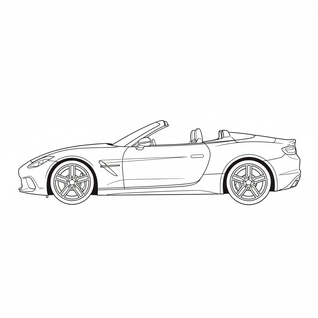 Sports Coupe Side Profile