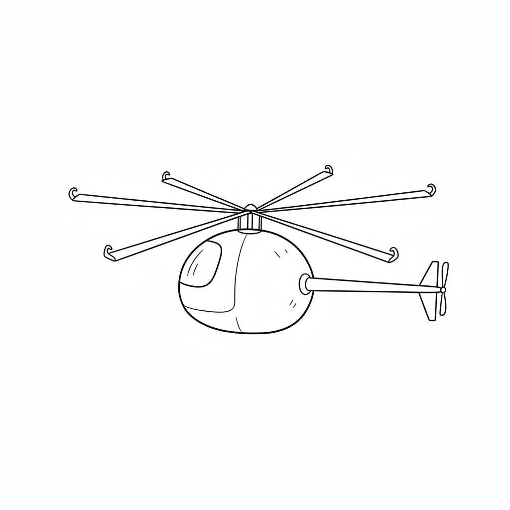 Arctic Exploration Helicopter drawing idea