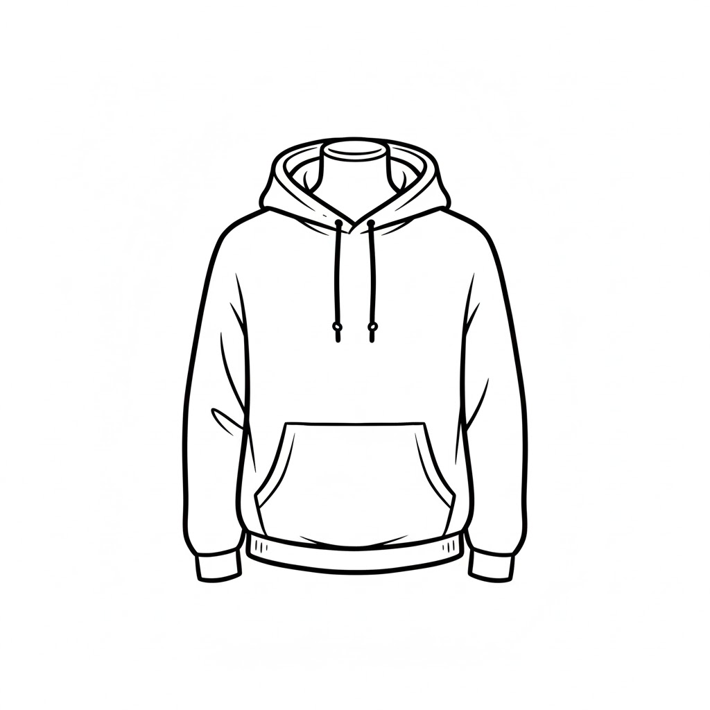 Hoodie on a Mannequin Torso