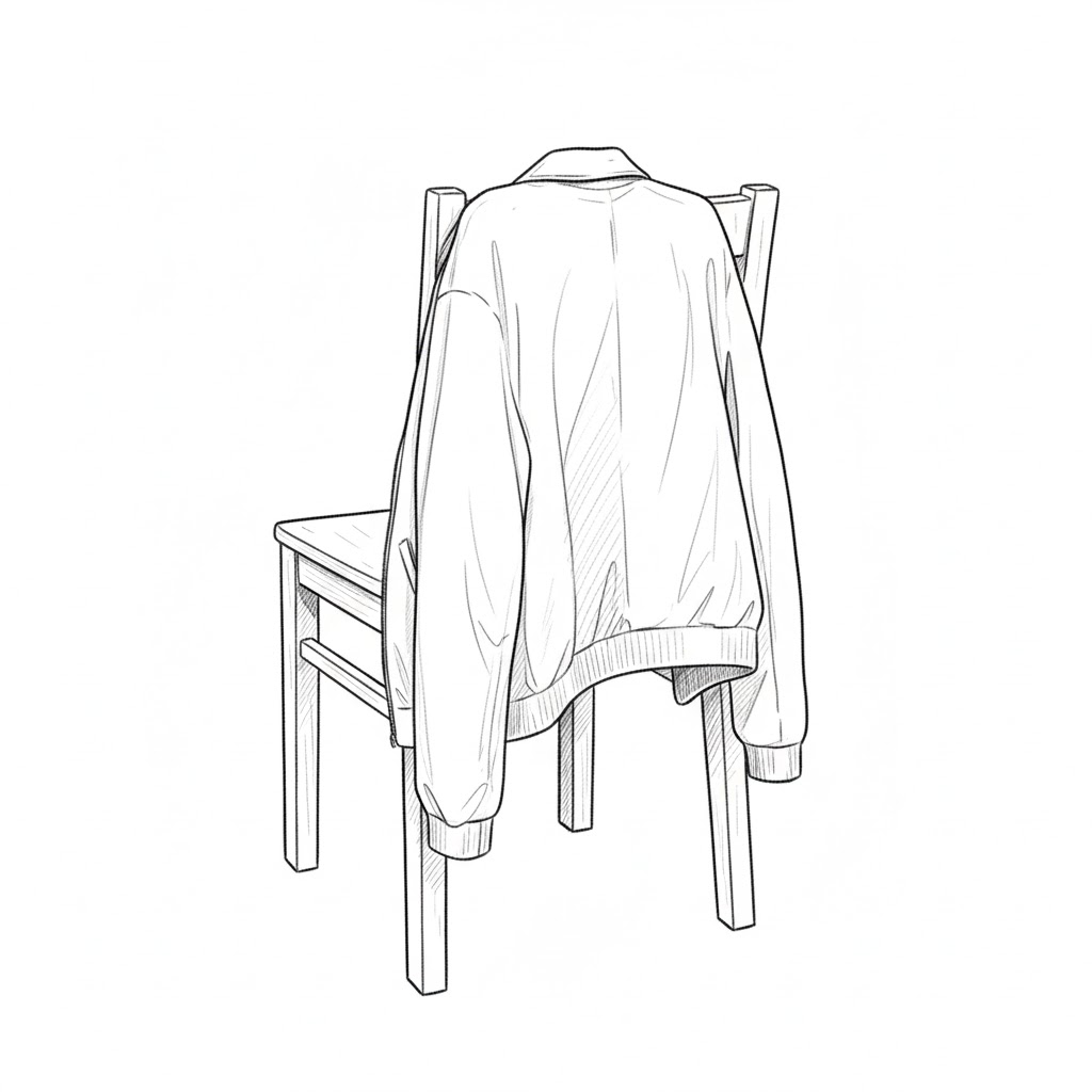 Jacket Draped Over a Chair