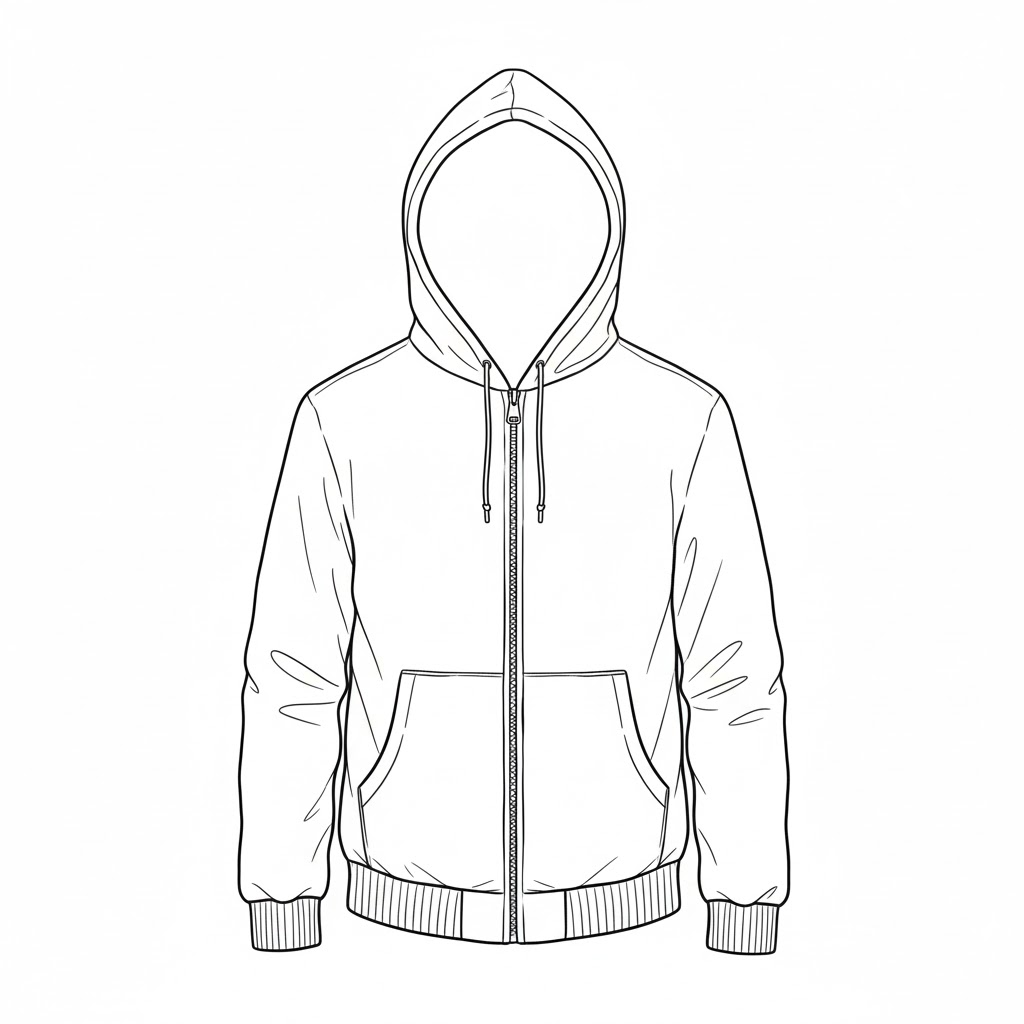 Hoodie With the Hood Up