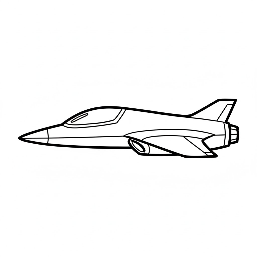 Small Racing Jet drawing idea