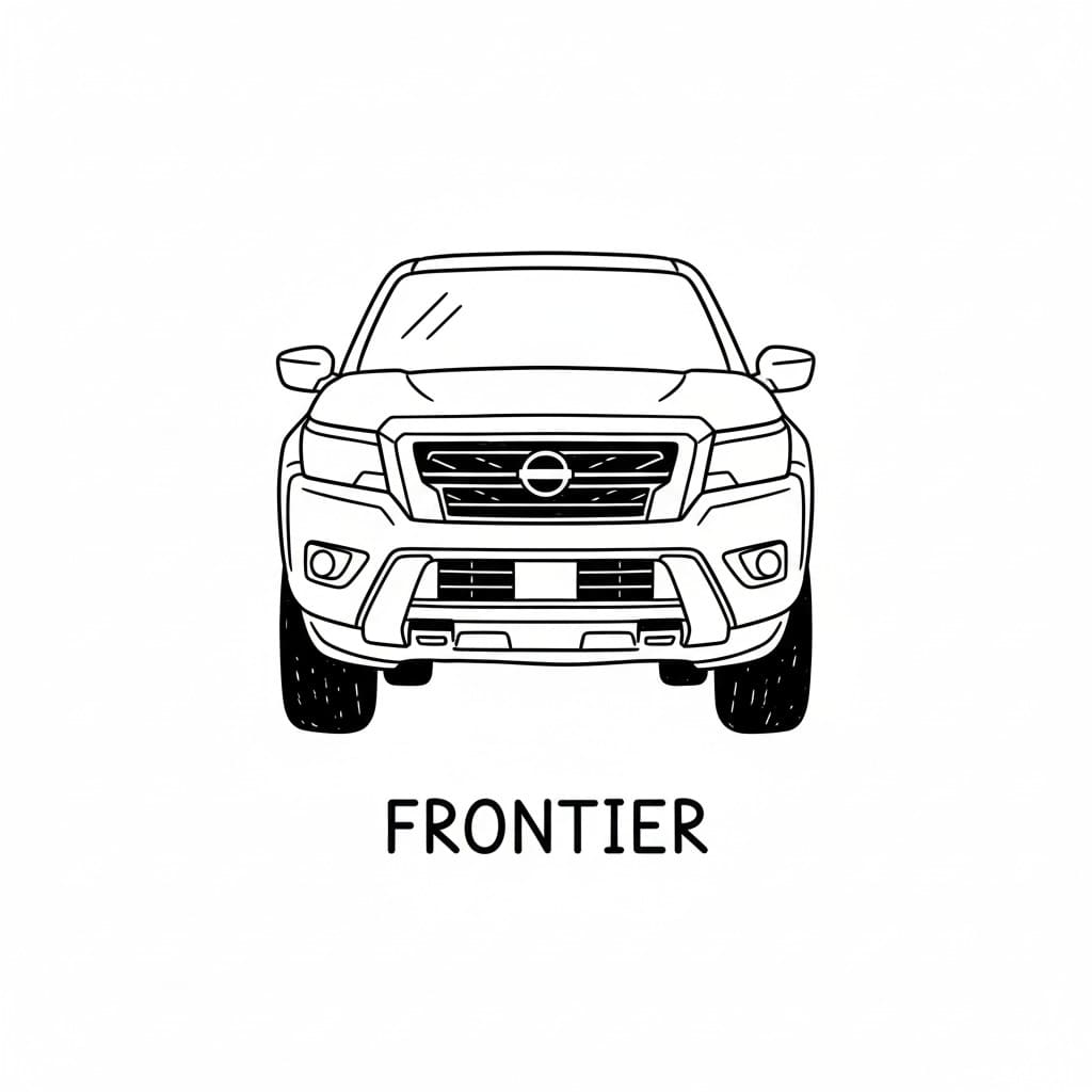 Nissan Frontier drawing idea