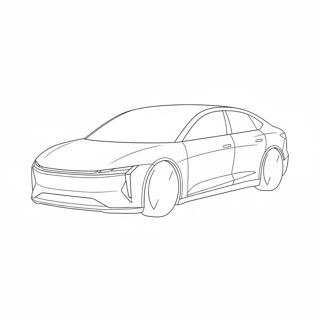 Electric Aerodynamic Sedan