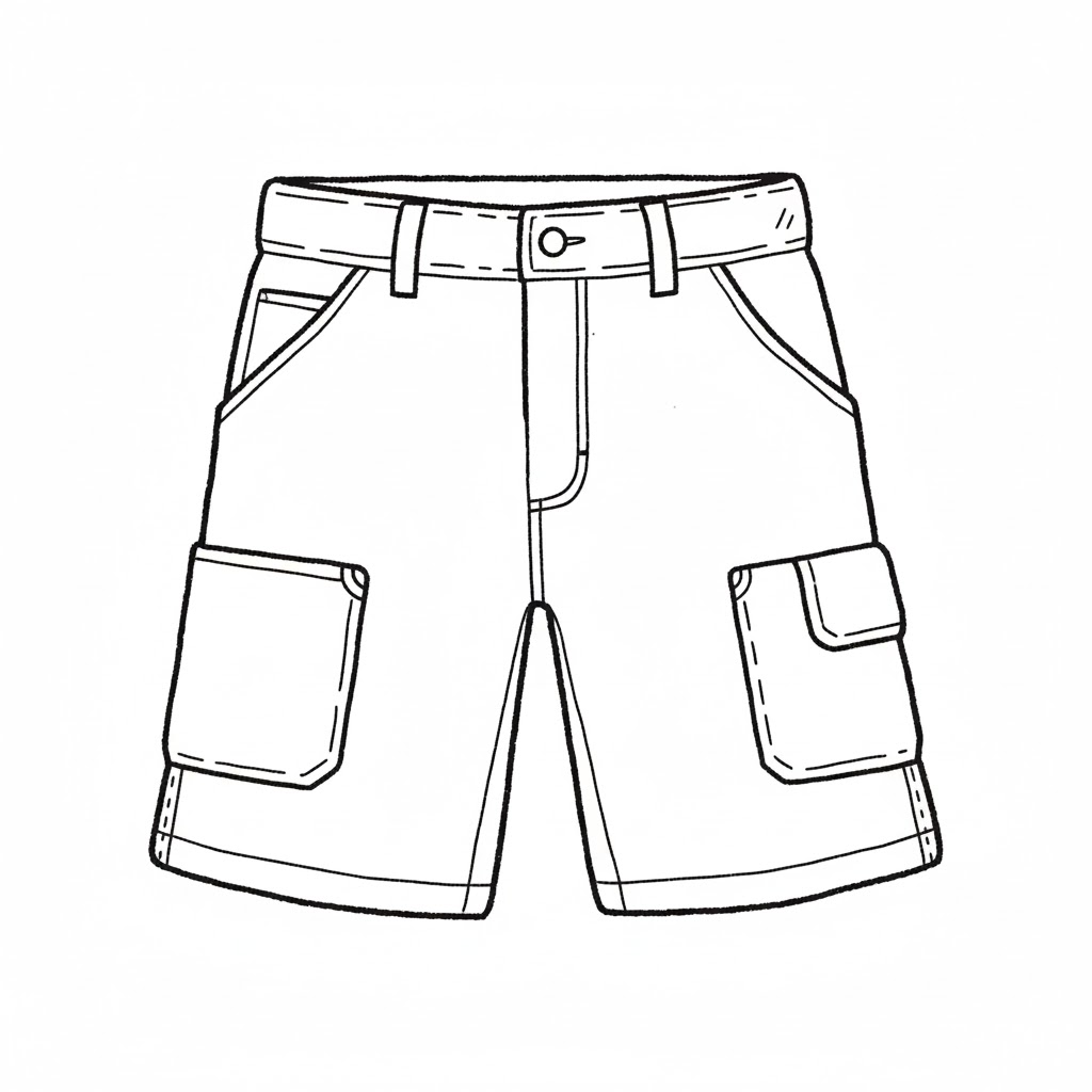 Utility Work Shorts drawing idea