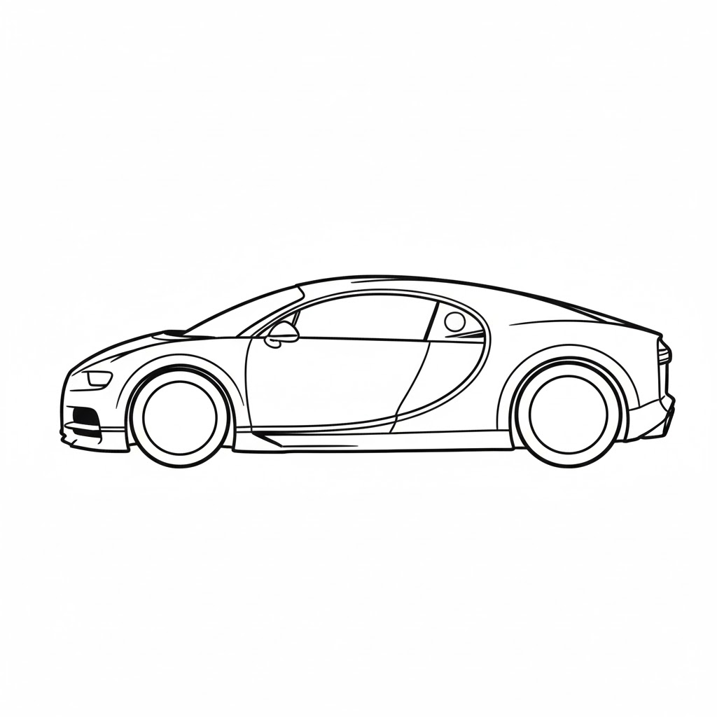 Bugatti Chiron drawing idea