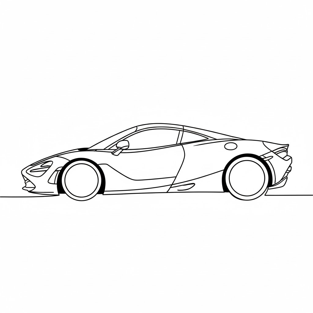 McLaren 720S drawing idea