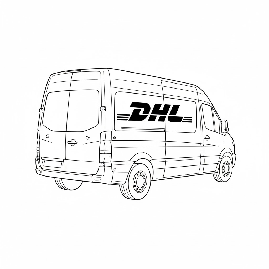 Delivery Service Van