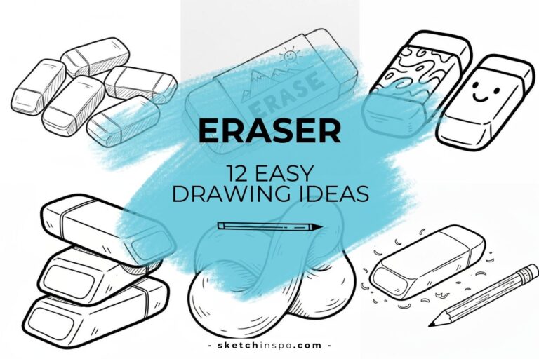 Easy Eraser Drawing Ideas