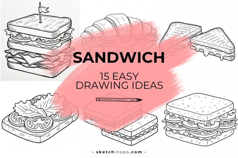 Easy Sandwich Drawing Ideas