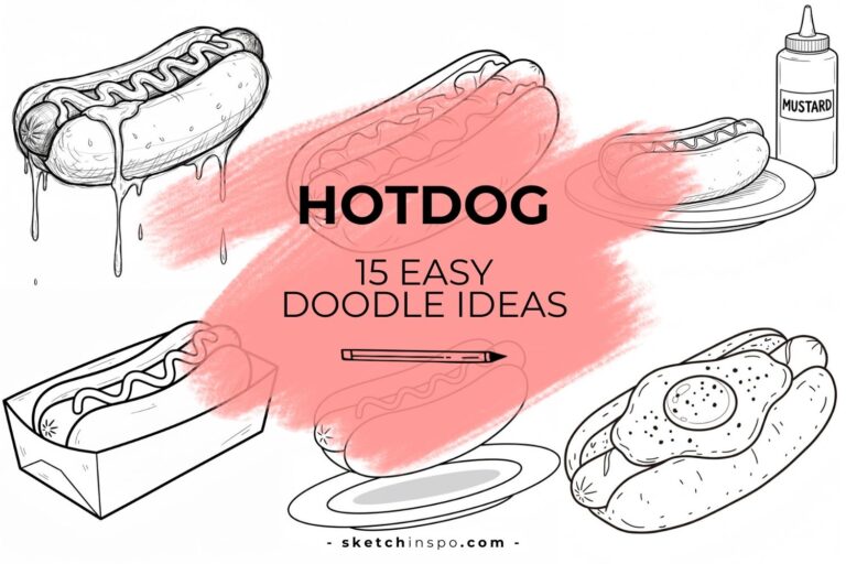 15 Easy Hotdog Doodle Ideas