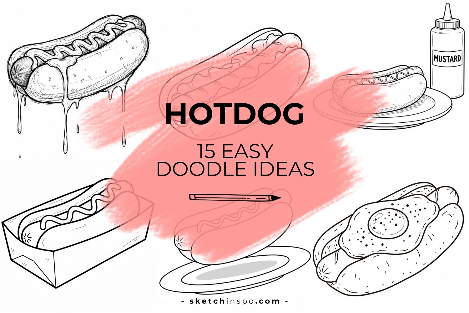 15 Easy Hotdog Doodle Ideas