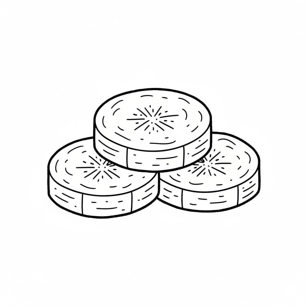 Banana Slice Stack drawing idea