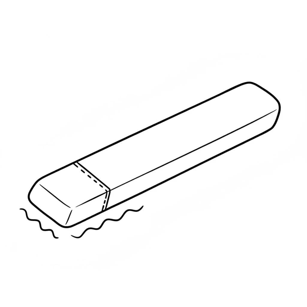 Long Narrow Eraser Stick drawing idea