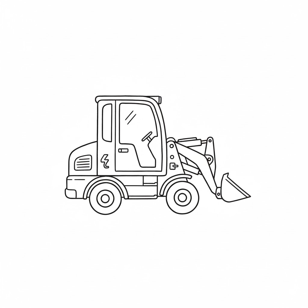 Compact Electric Loader drawing idea