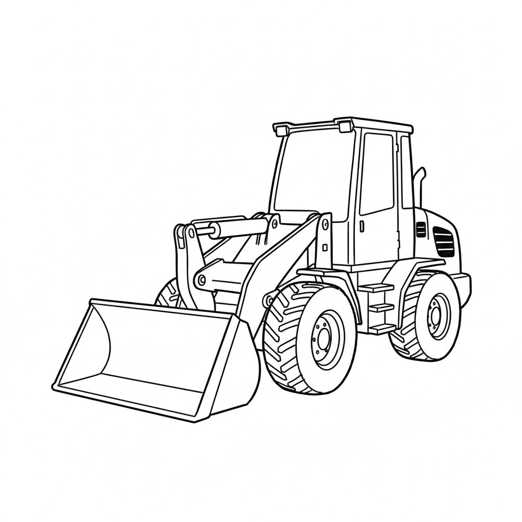 Compact Wheel Loader drawing idea