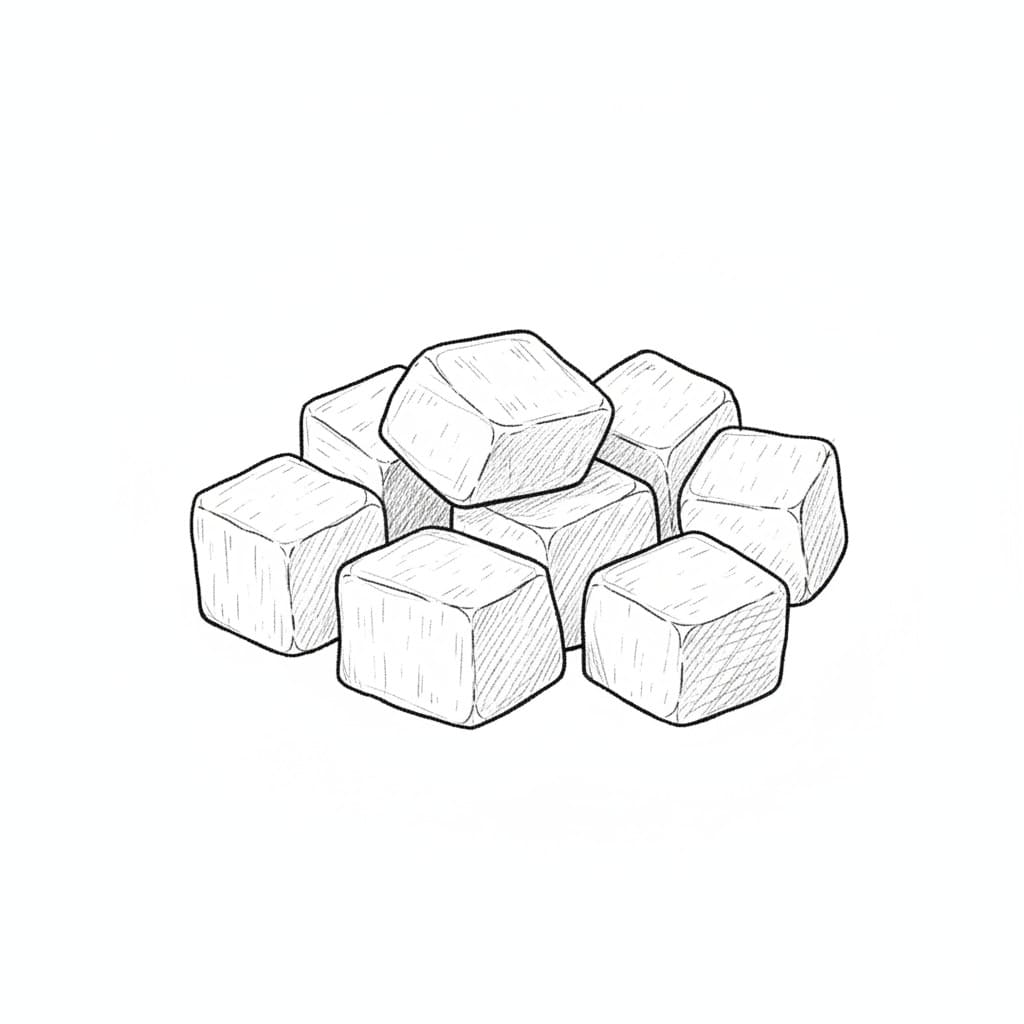 Mango Cubes drawing idea