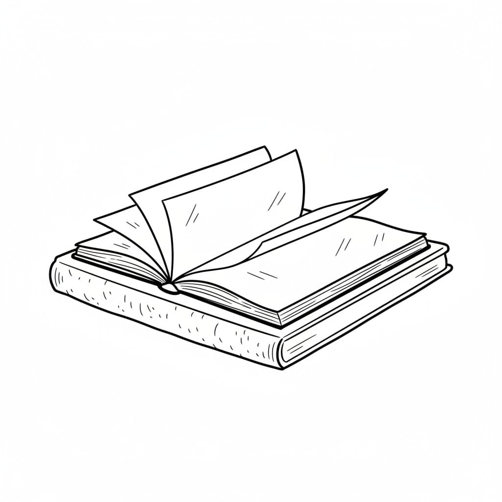 Half-Open Notebook drawing idea