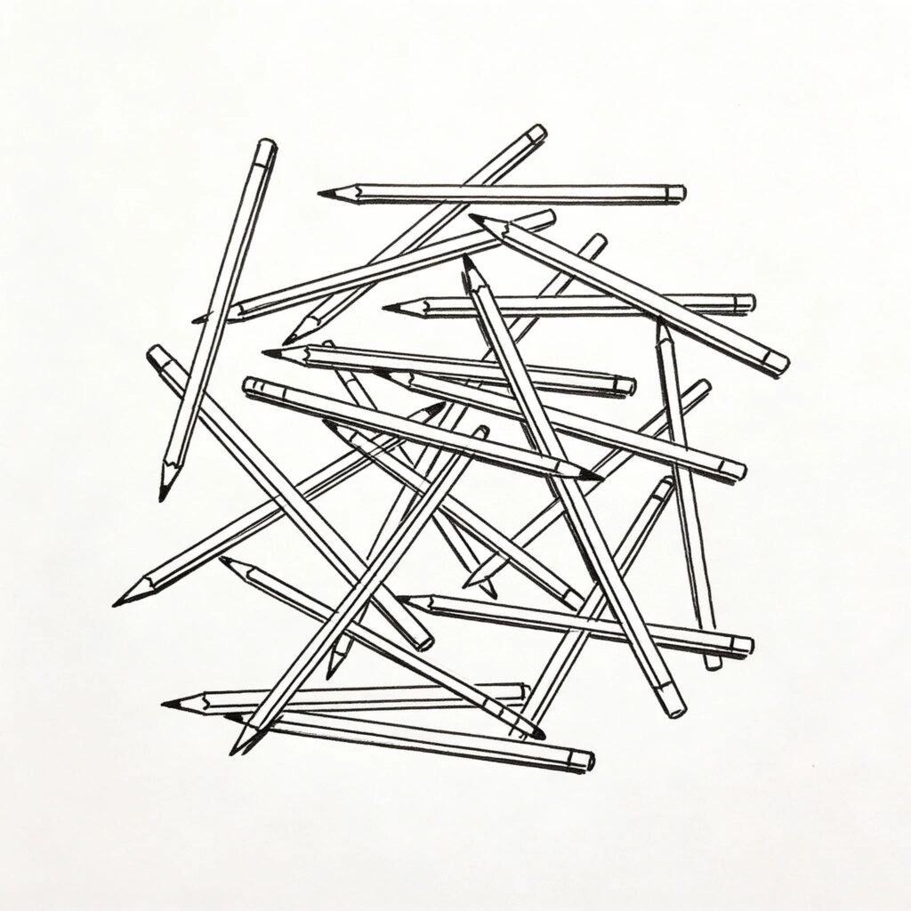 Colored Pencils drawing idea