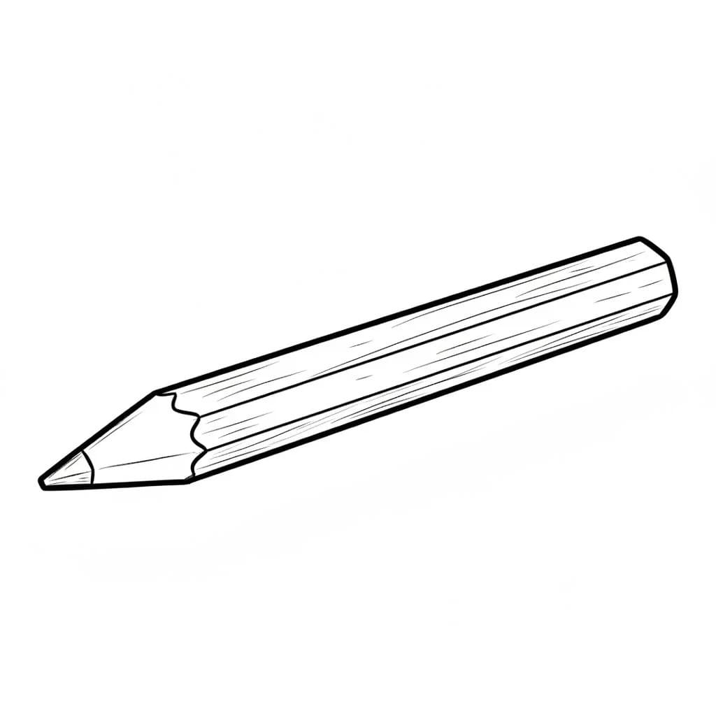 Squared Tip Chalk Pencil drawing idea