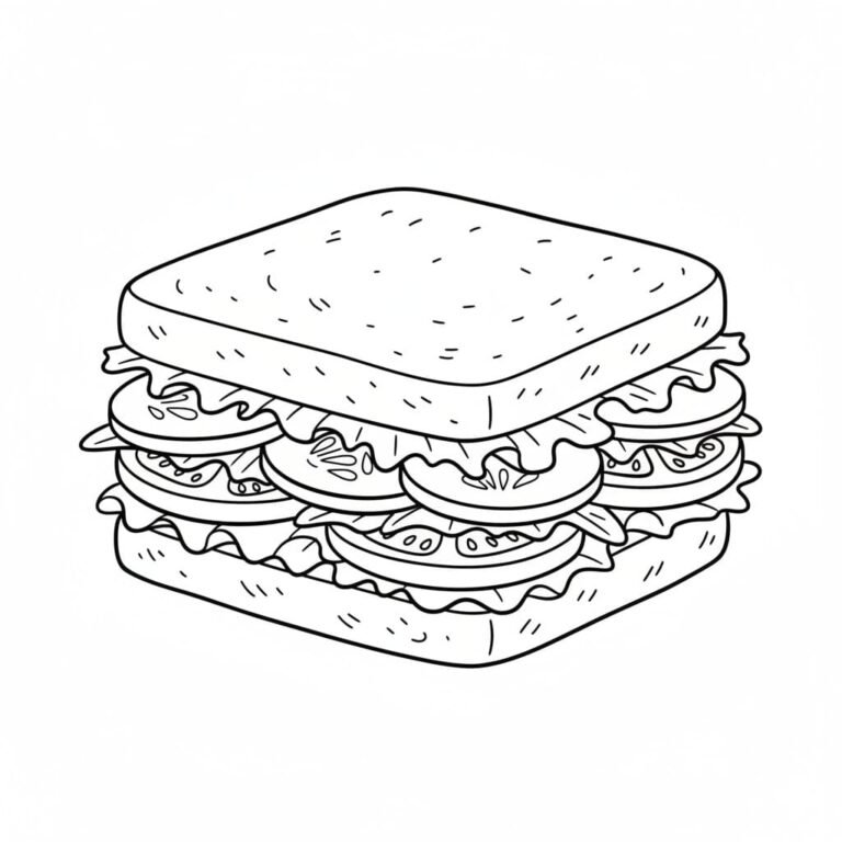 15 Easy Sandwich Drawing Ideas for Simple Doodles