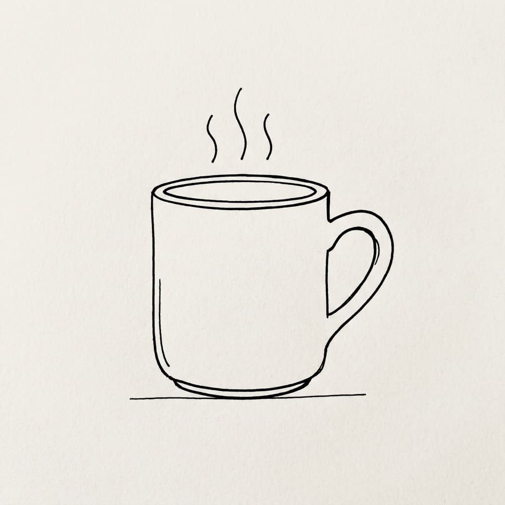 Single Classic Mug drawing idea