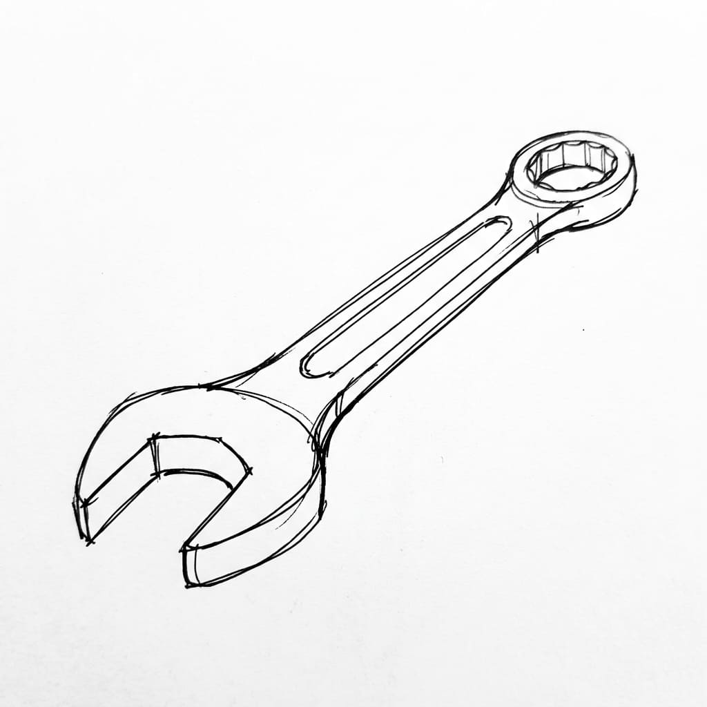 Perspective View Wrench