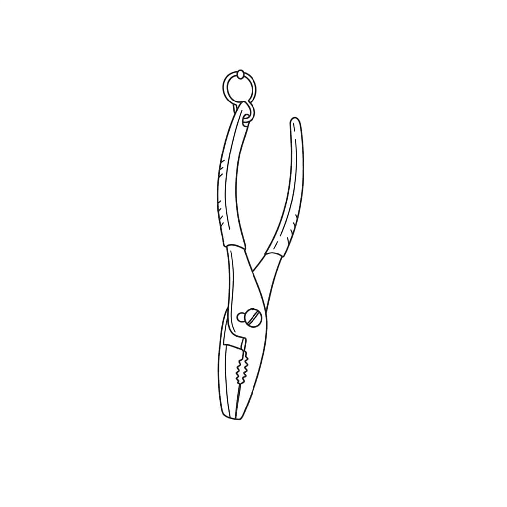 Hanging Pliers drawing idea