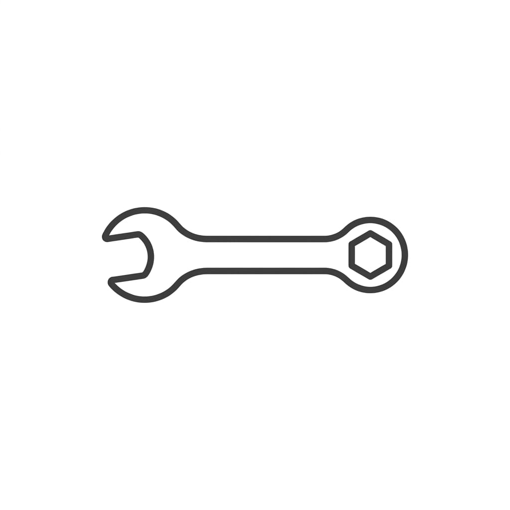 Icon-Style Wrench