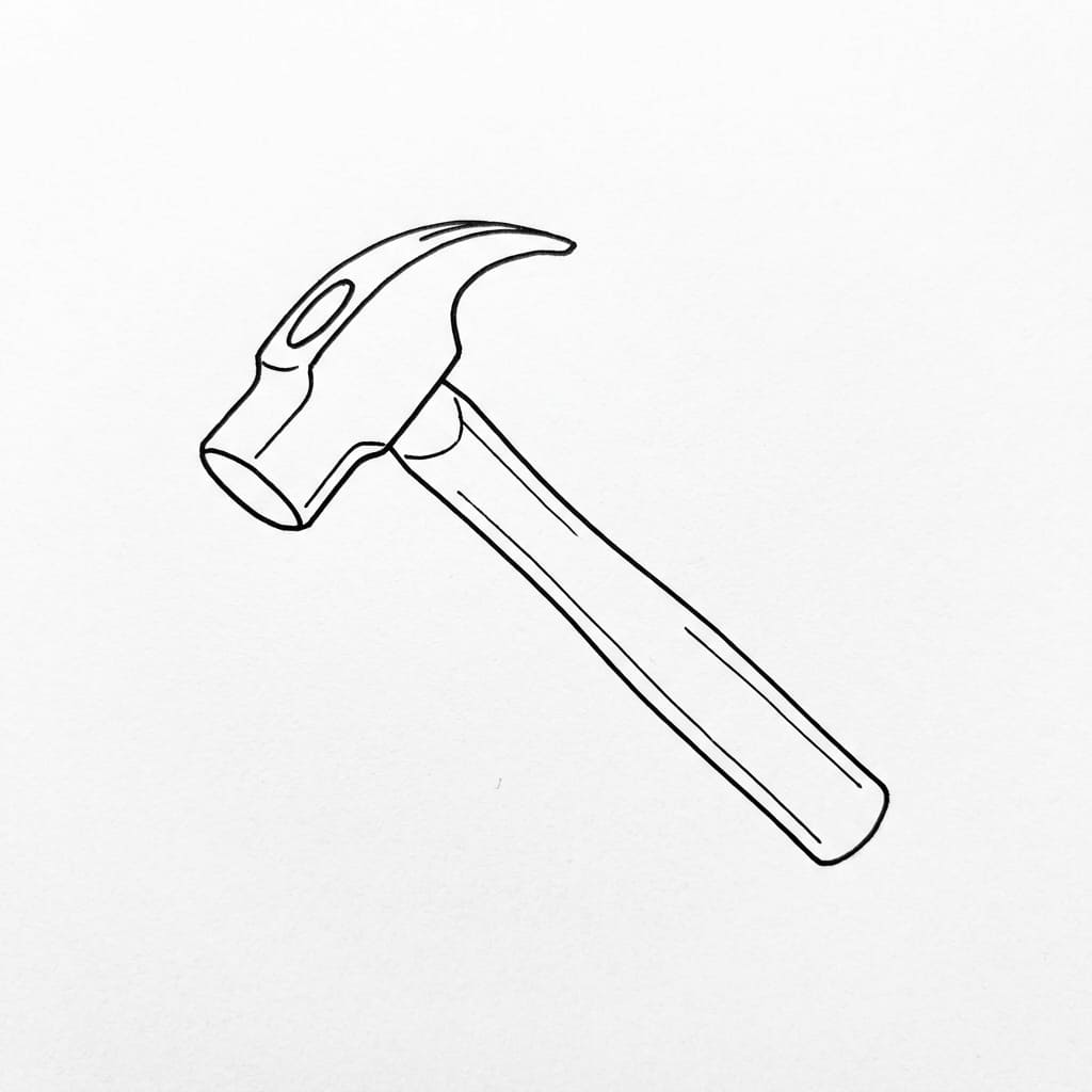 Vintage Hammer drawing idea