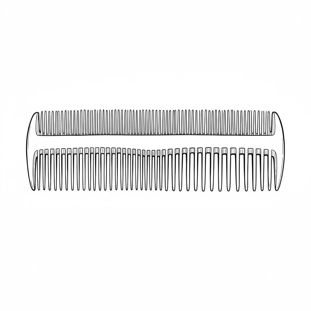 A Double-Sided Comb drawing idea