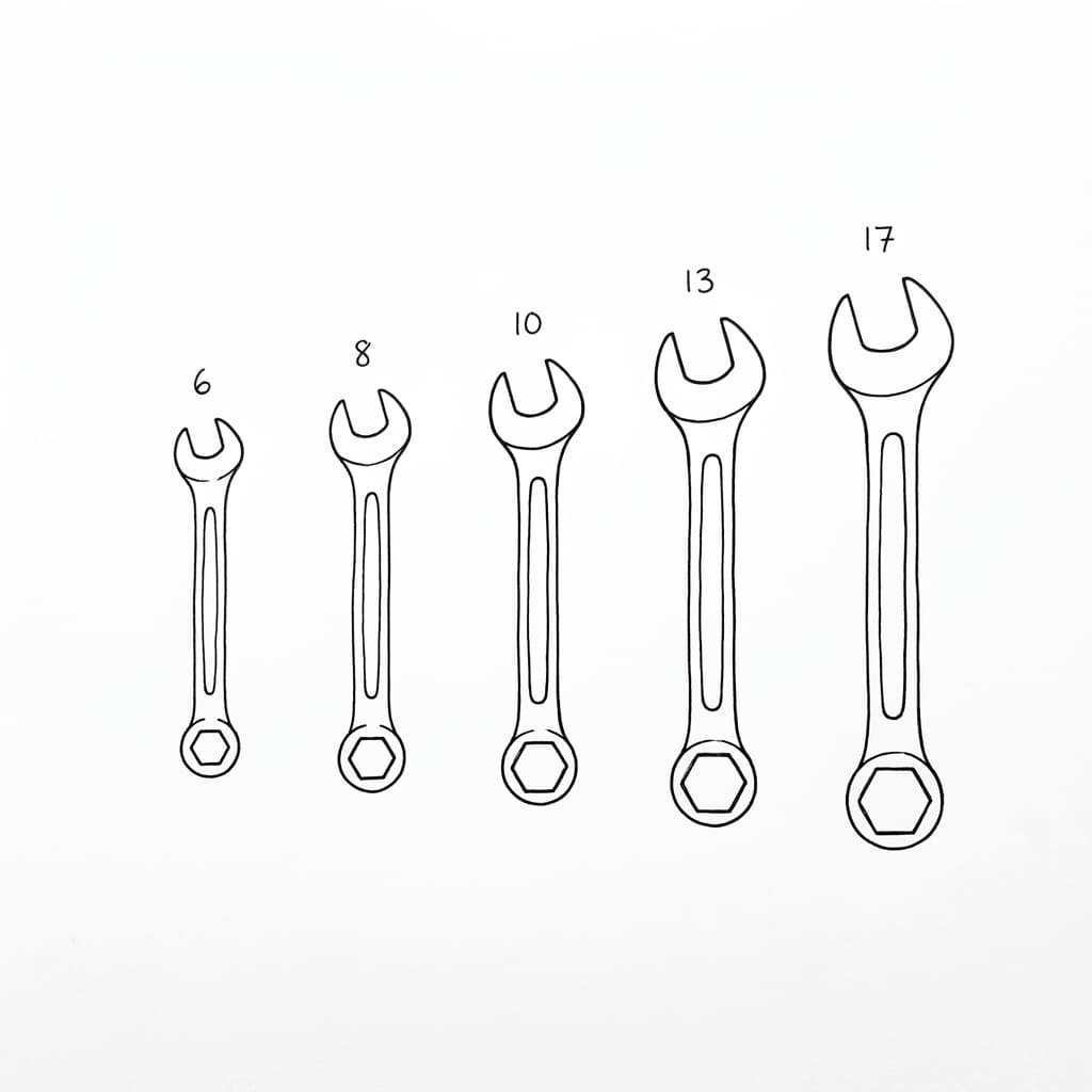 Wrench Size Progression