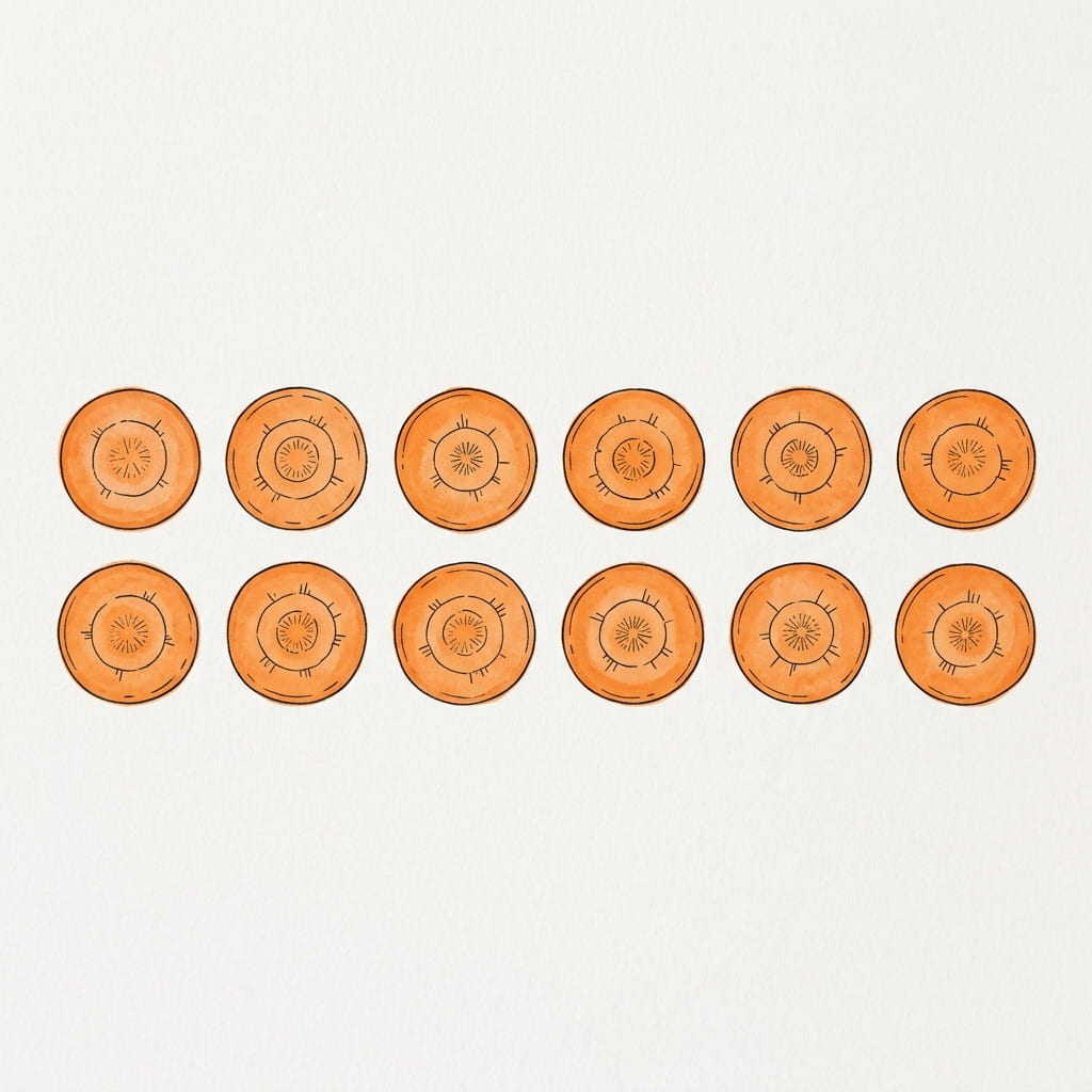 Carrot Slice Cross Section