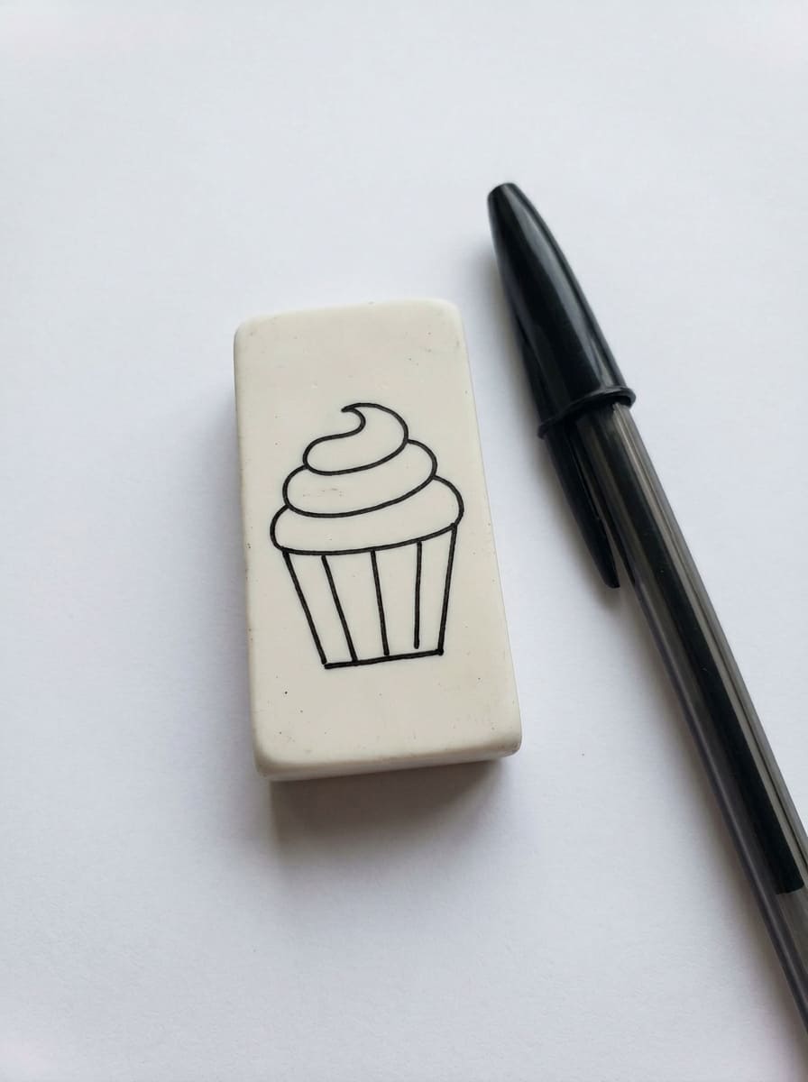 Cupcake_on_eraser_drawing_idea