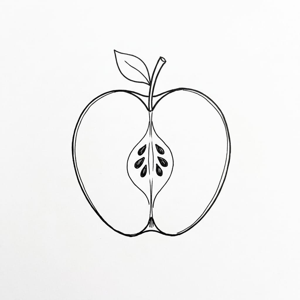 Apple Slice Cross Section