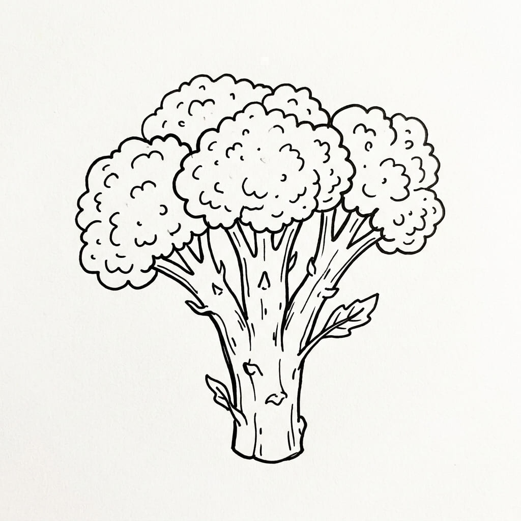 Three-Floret Bunch drawing idea