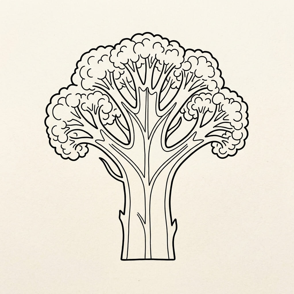 Half Cross-Section drawing idea