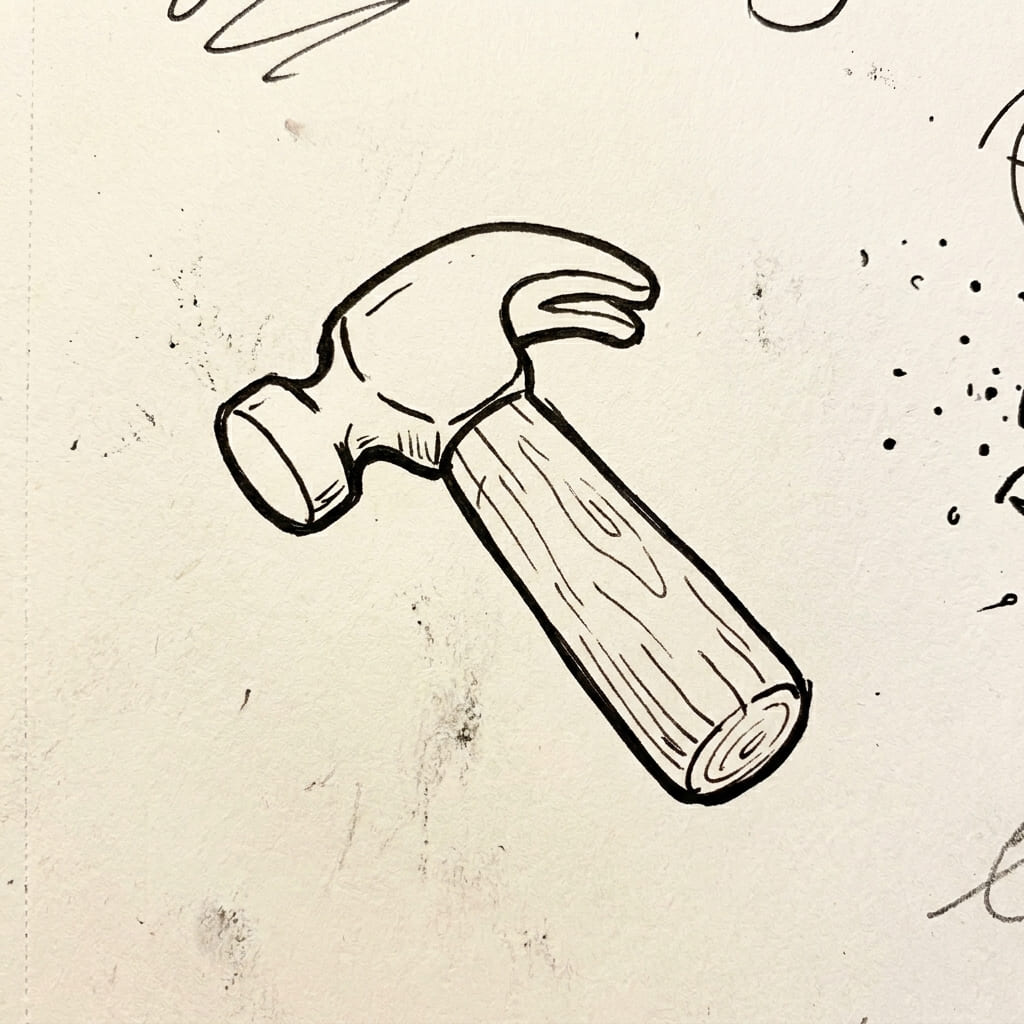 Mini Hammer drawing idea