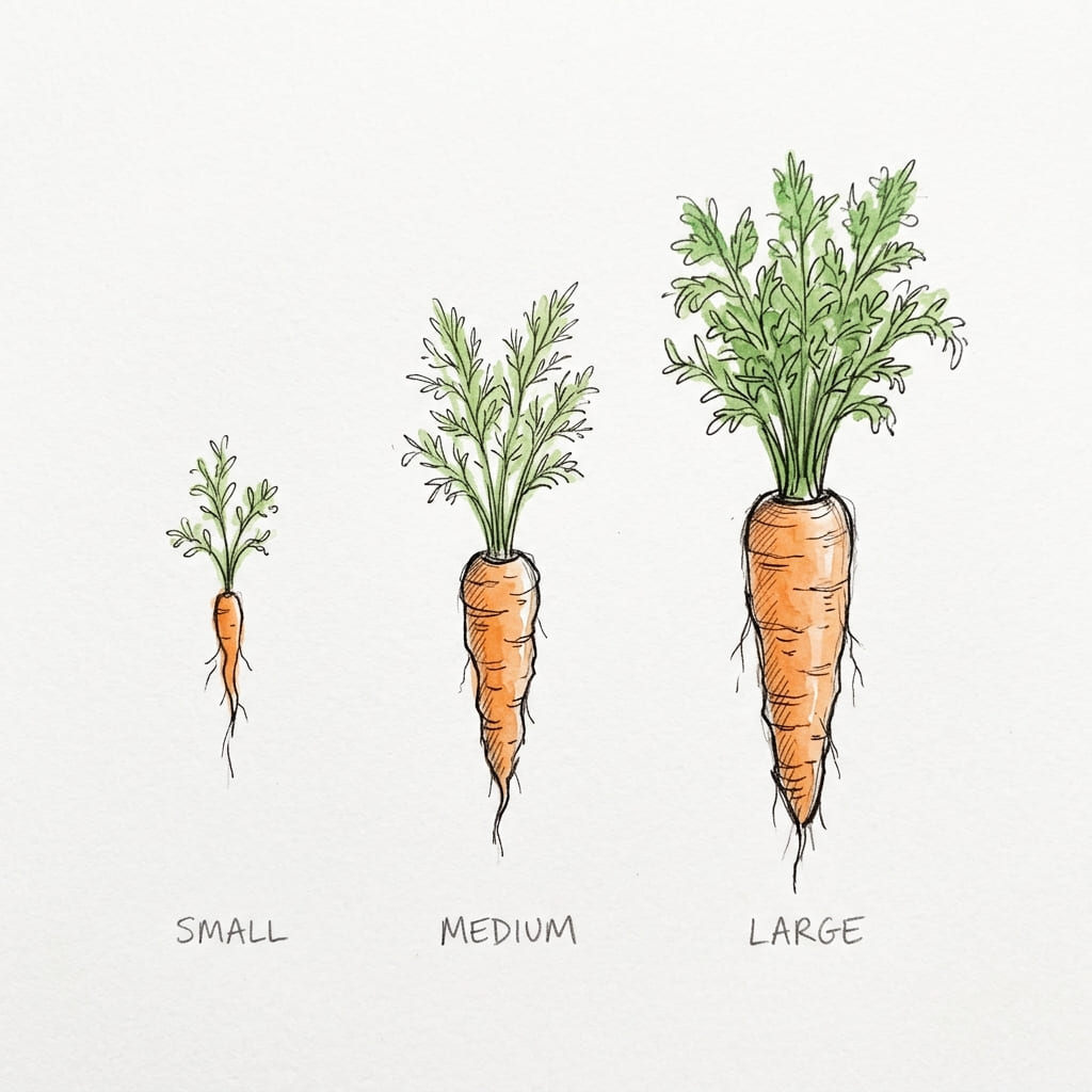 Carrot Growing Stages