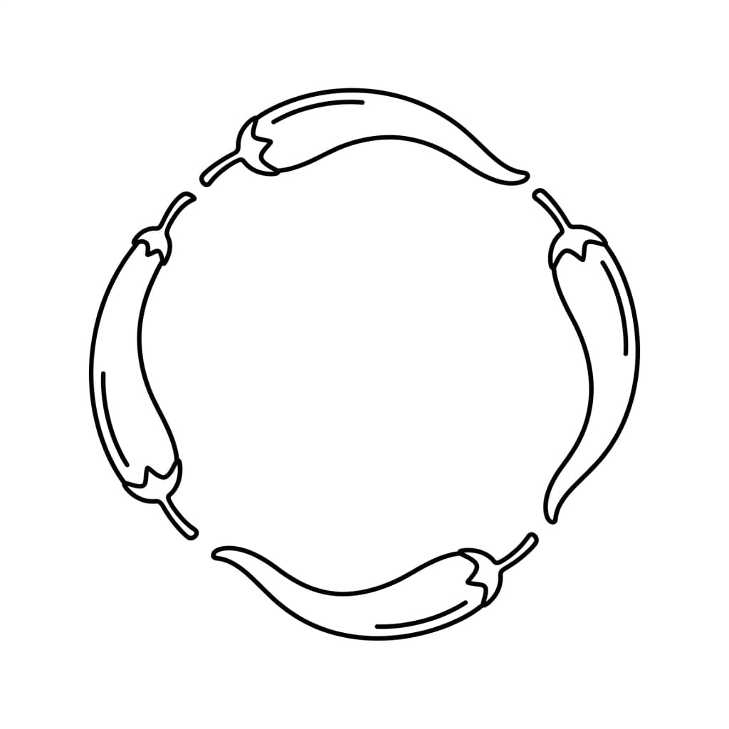 Circular Arrangement drawing idea