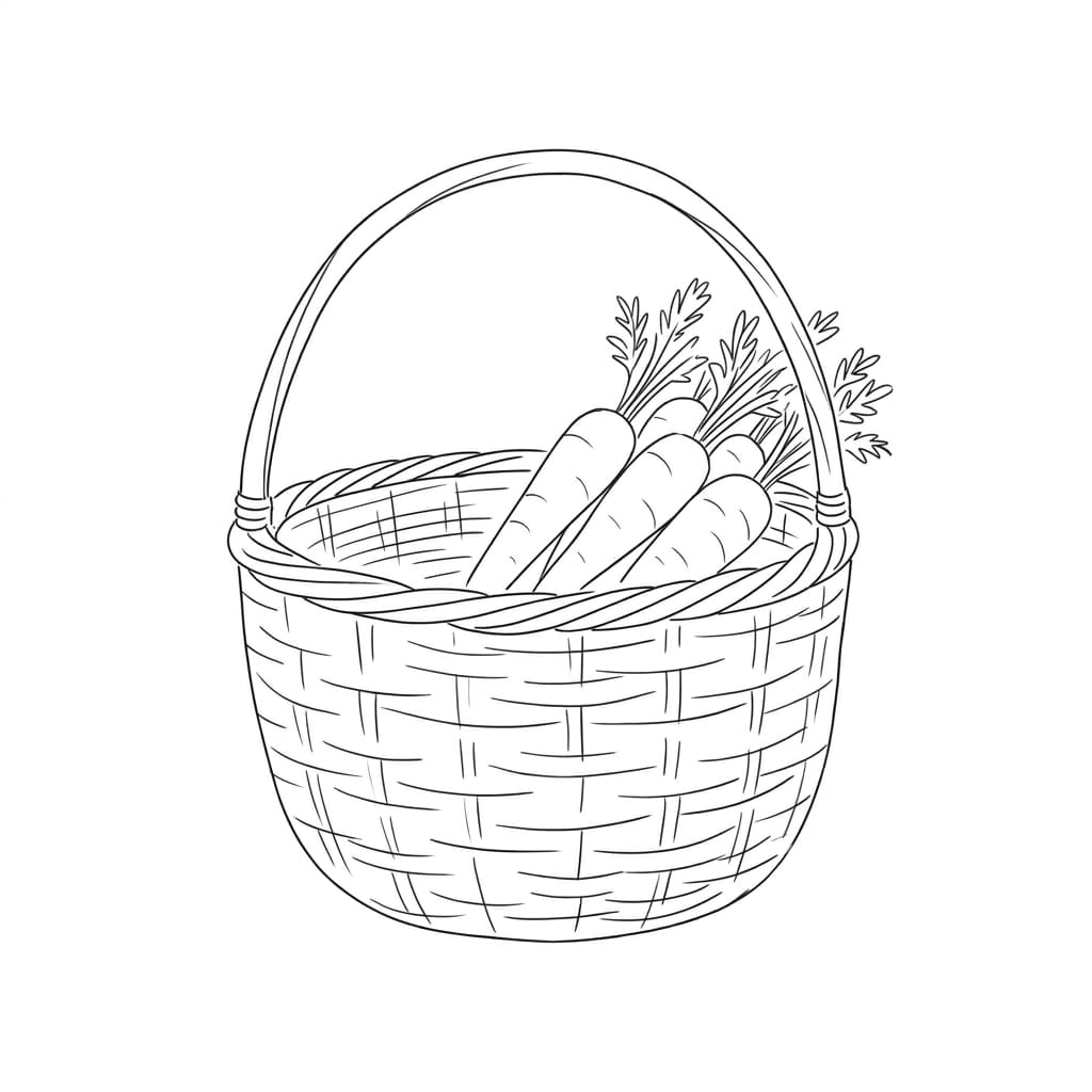 Carrot in Basket