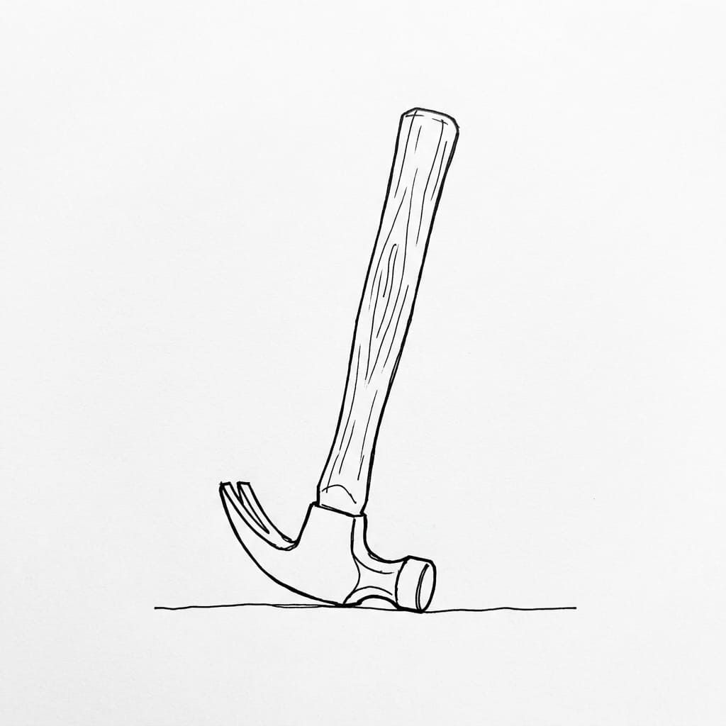 Upright Hammer drawing idea