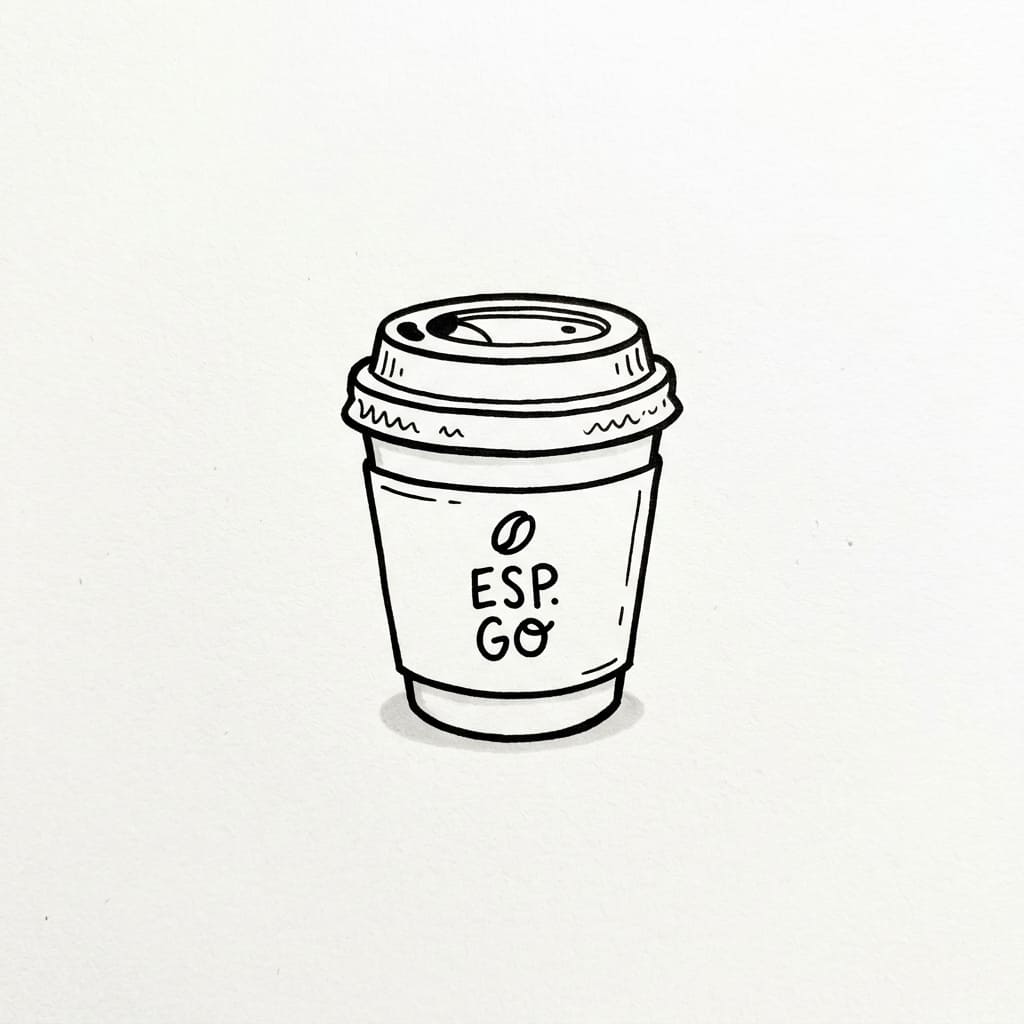 Mini Espresso Cup takeaway coffee cup drawing idea