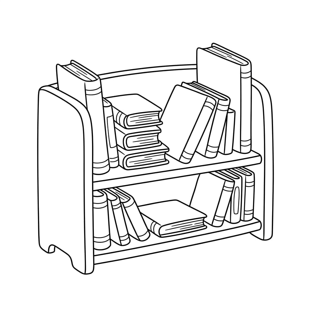 A_children’s_bookshelf drawing idea