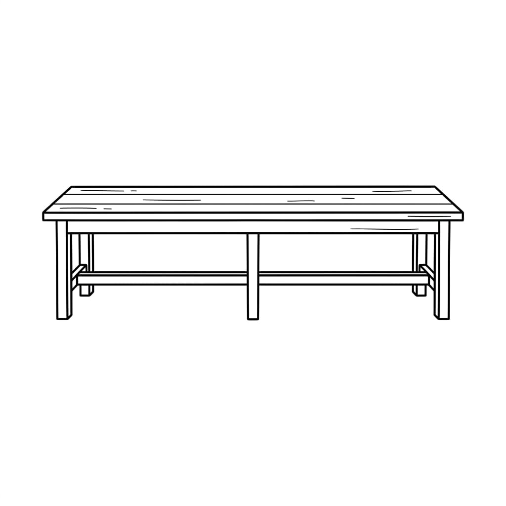 Bench_chair drawing idea